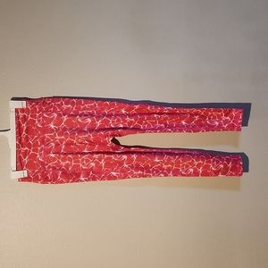 Buffbunny leggings oasis pink print size medium